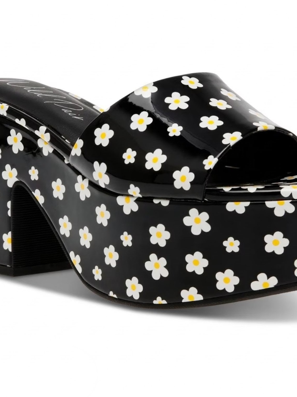 Wild Pair Daisy Platform Slide Sandals